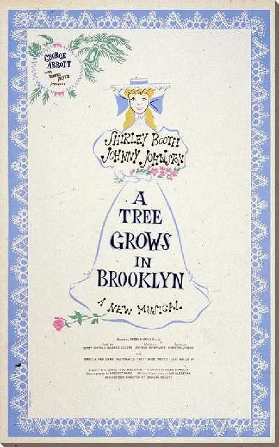 Картина маслом В Бруклине растет дерево (1951)