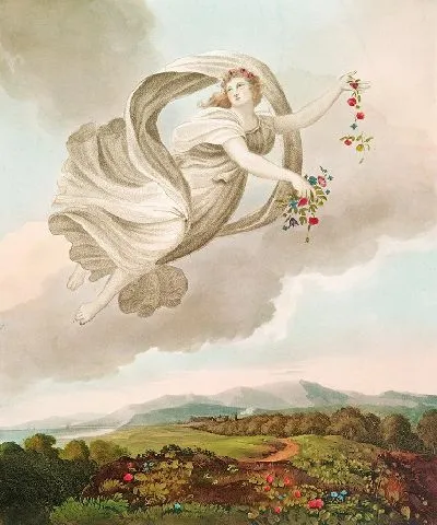 Картина Флора раздает свои милости на земле (1807 г.)