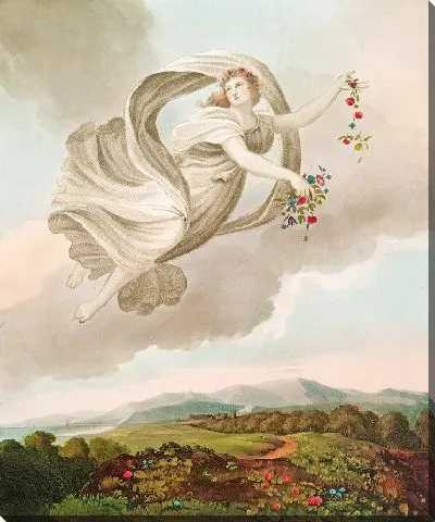 Картина Флора раздает свои милости на земле (1807 г.)