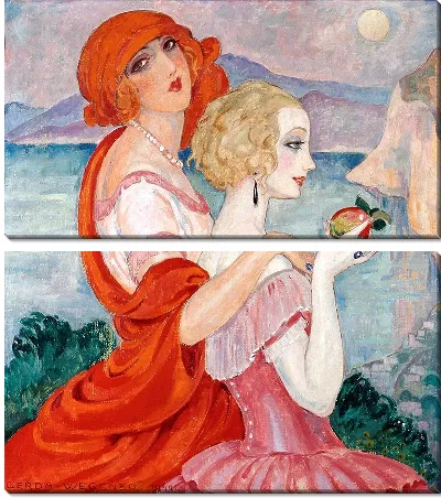 Картина Сюр-ла-Рут д'Анакапри (1922)