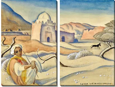 Картина Пастух в Атласских горах