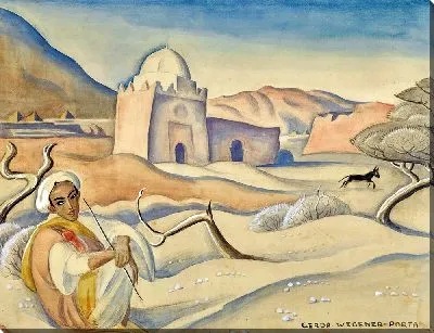 Картина Пастух в Атласских горах