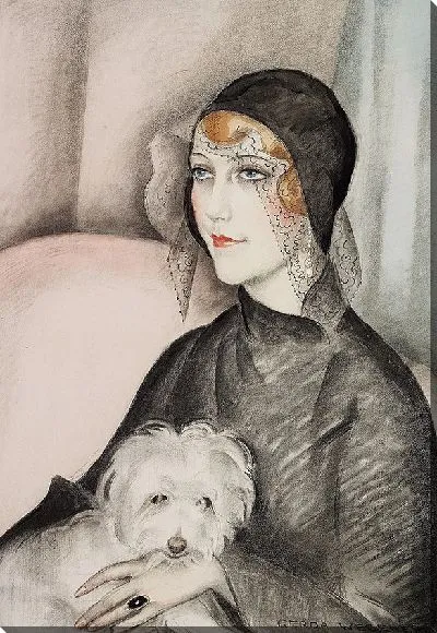 Картина Женщина с сортом хлопьев и волос в Лилль