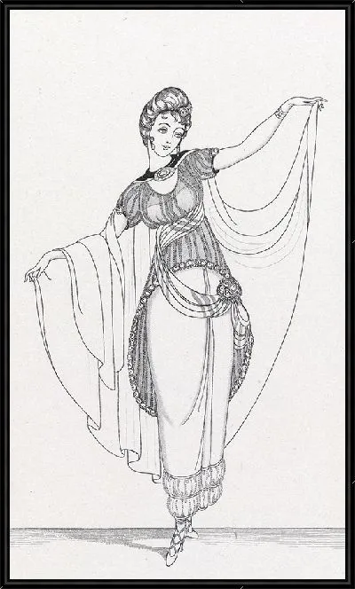 Картина Journal des Dames et des Modes, Костюмы Парижа, 1914, № 165 (1914)