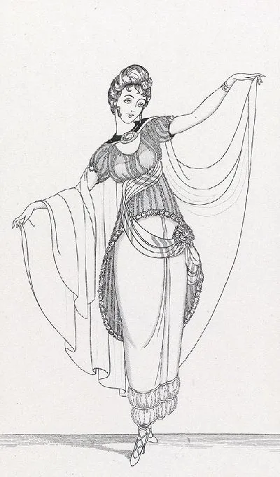 Картина Journal des Dames et des Modes, Костюмы Парижа, 1914, № 165 (1914)