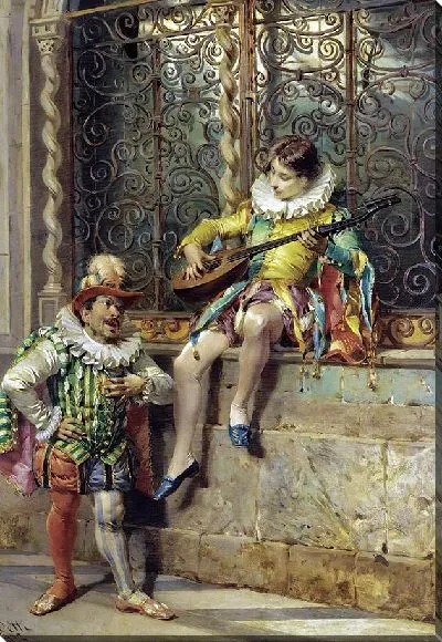 Картина Музыканты (1872)