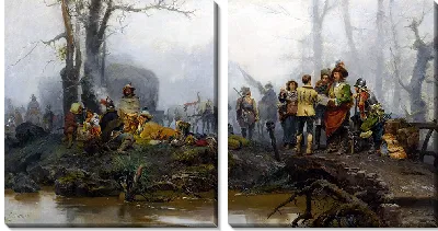 Картина Лагерь (1878)