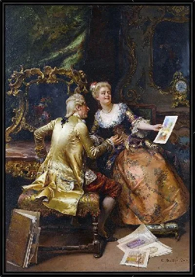 Картина Критика ее мастера рисования (1896)