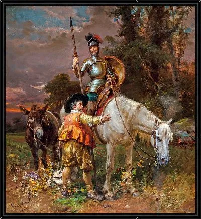 Дон Кихот и Санчо Панса