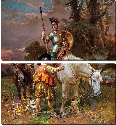 Дон Кихот и Санчо Панса