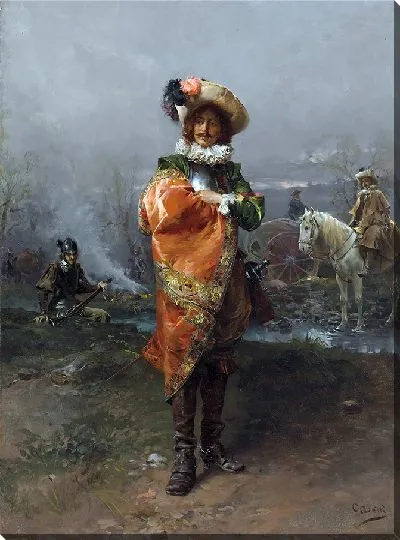 Картина Джентльмен в плаще