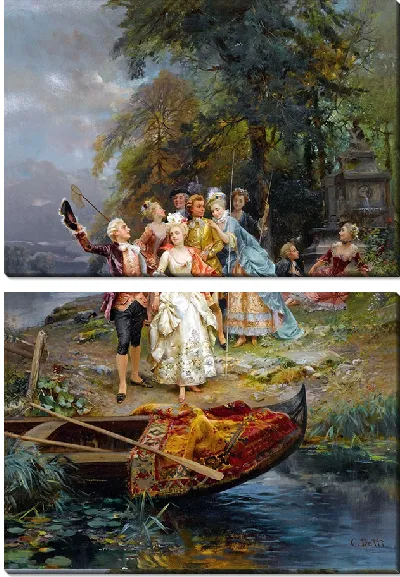 Картина Веселая рыбалка