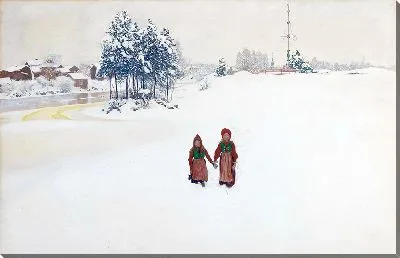 Картина В снегу (1910)