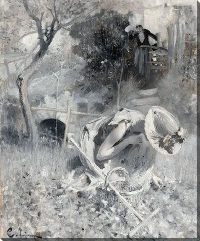 Картина Садовая идиллия