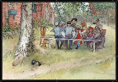 Картина Завтрак под Большой Берёзой