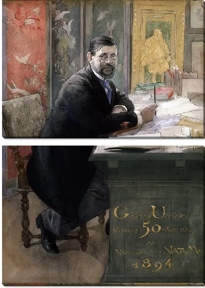 Картина Густав Упмарк, директор музея (1894 г.)
