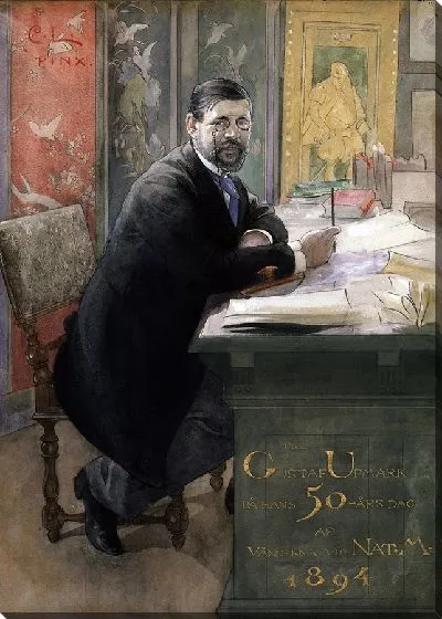 Картина Густав Упмарк, директор музея (1894 г.)