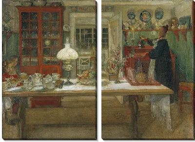 Картина Готовимся к игре (1901)