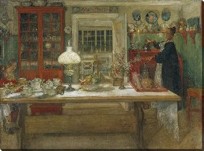 Картина Готовимся к игре (1901)