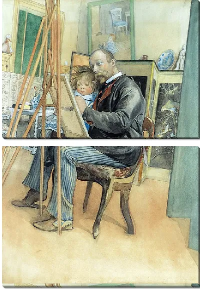 Картина Зеркальное изображение с Бритой (1895)