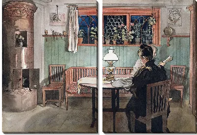 Картина Когда дети пошли спать