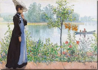 Карин на берегу