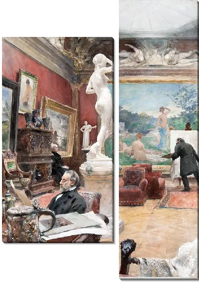 Картина Интерьер галереи Фюрстенберг (1885 г.)