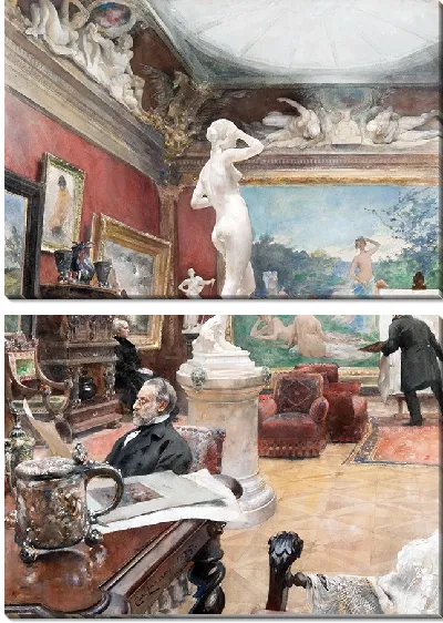 Картина Интерьер галереи Фюрстенберг (1885 г.)
