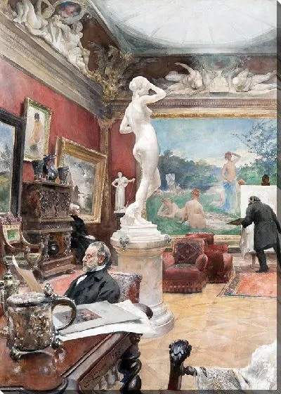 Картина Интерьер галереи Фюрстенберг (1885 г.)