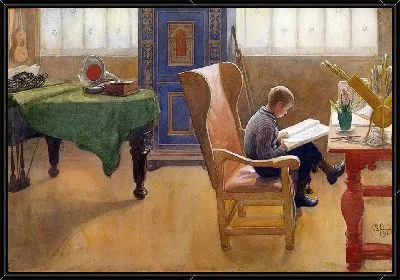 Эсбьёрн в учебном уголке (1912)