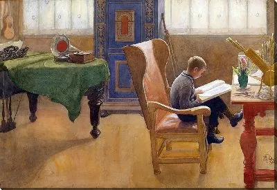Эсбьёрн в учебном уголке (1912)