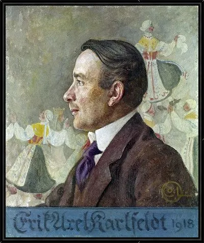 Картина Эрик Аксель Карлфедт, поэт (1918)