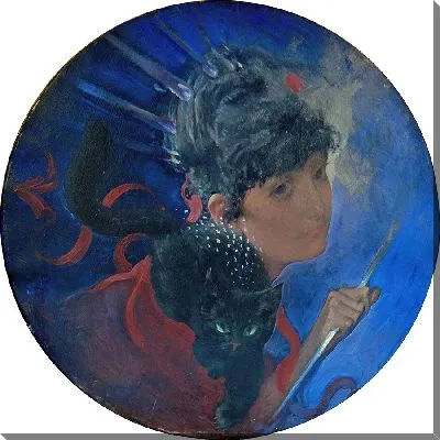 Картина Электричество (около 1884 г.)