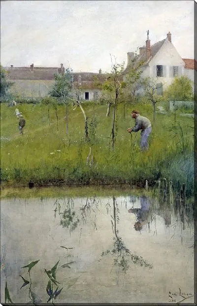 Картина Старик и детский сад (1883)