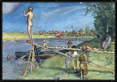 Картина Приятное место для купания