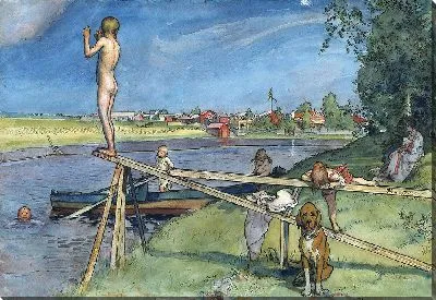 Картина Приятное место для купания