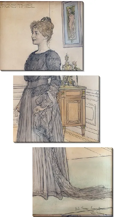 Картина Портрет госпожи Сигне Тиль (1900)