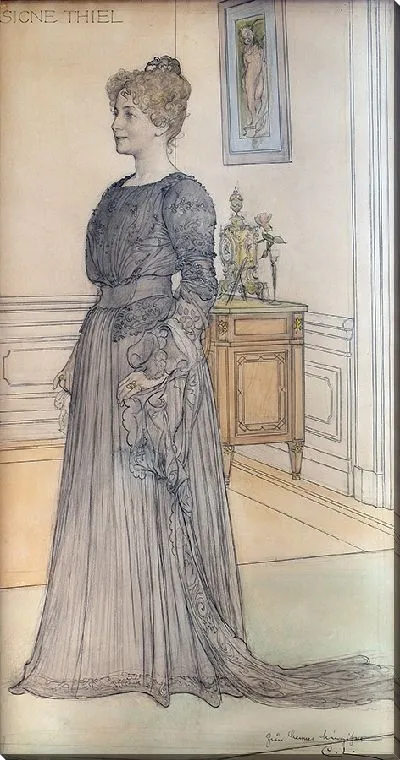 Картина Портрет госпожи Сигне Тиль (1900)