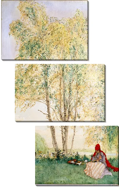 Картина Под березами (1902)