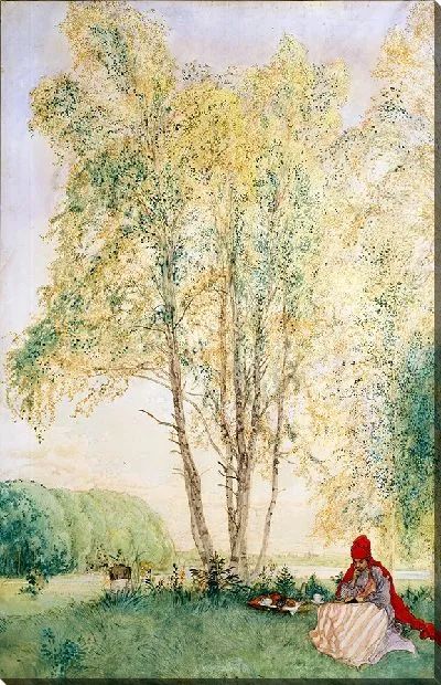 Картина Под березами (1902)