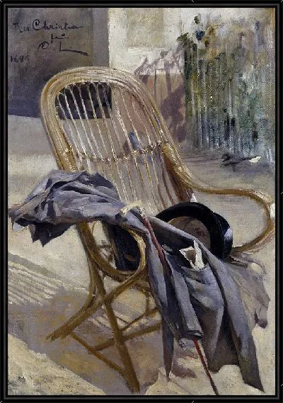 Картина Плетеный стул (1888)