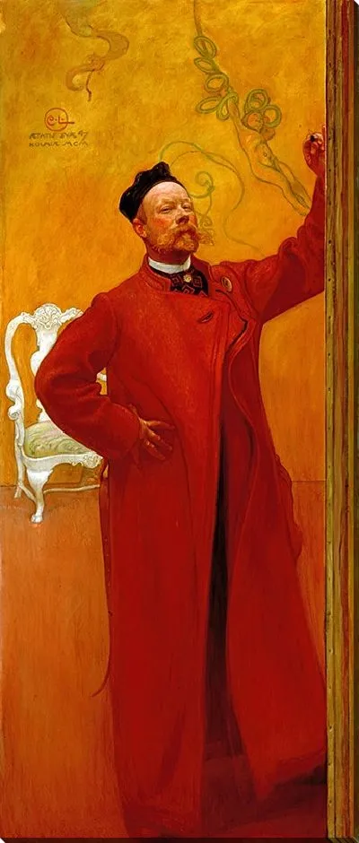 Картина Перед зеркалом. Автопортрет (1900)