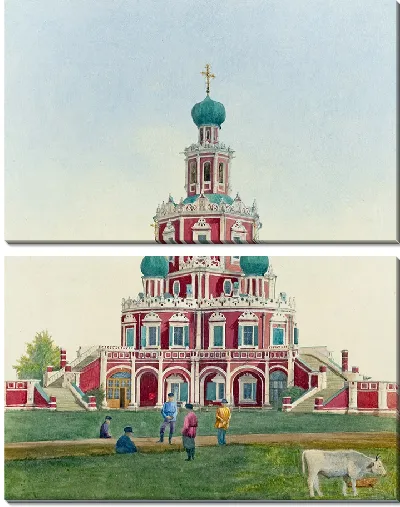 Картина Церковь Покрова на Филяха (1880 г.)