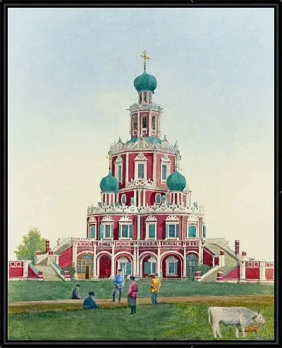 Картина Церковь Покрова на Филяха (1880 г.)