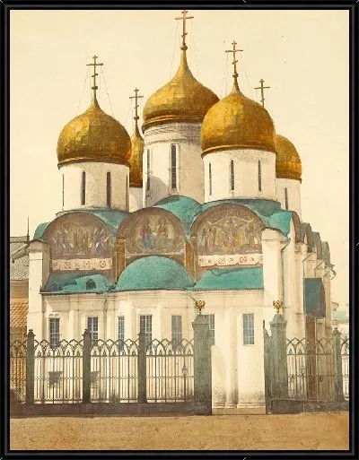 Картина Успенский собор в Кремле (1880 г.)