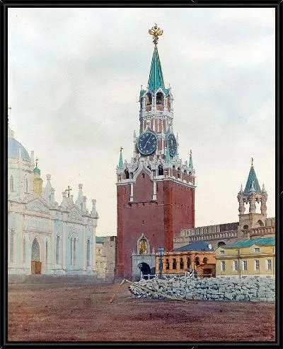 Картина Спасские ворота в Кремле 2 (1880 г.)