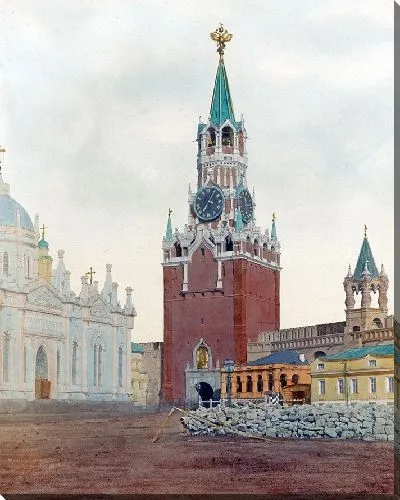 Картина Спасские ворота в Кремле 2 (1880 г.)