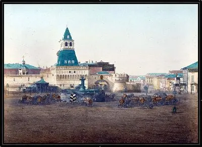 Площадь в Москве (1880 г.)