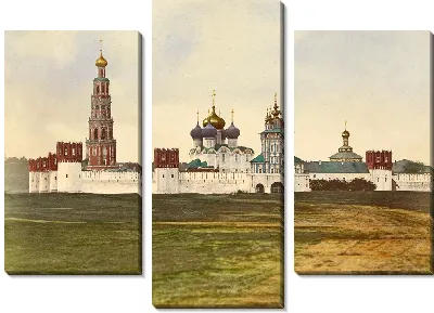 Картина Вид Девичьяго Монастырия (1880)