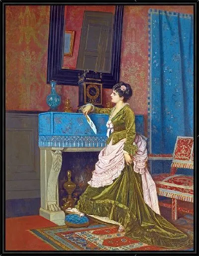 Картина «Письмо любви» (1873)